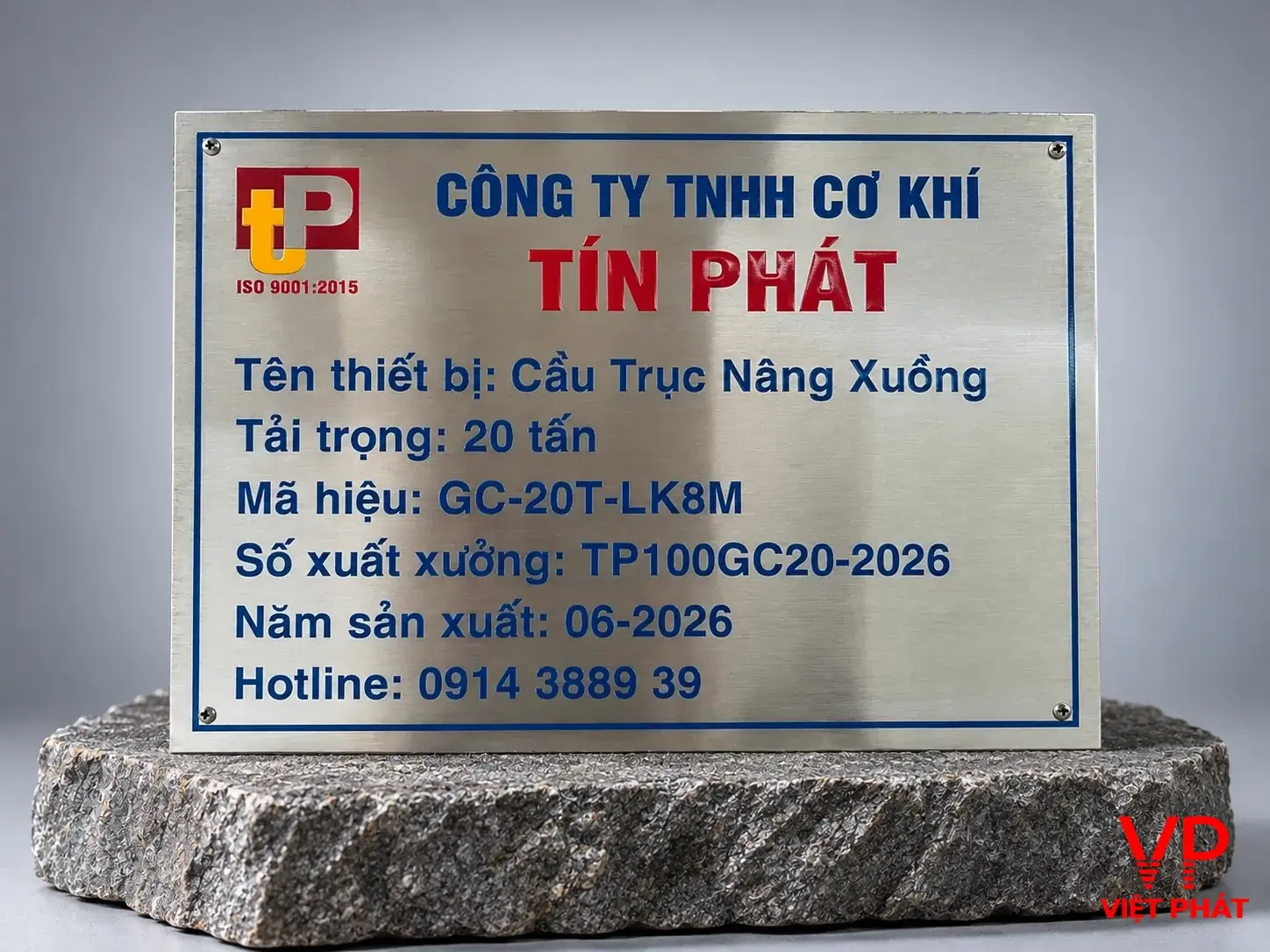Tem thiết bị theo yêu cầu